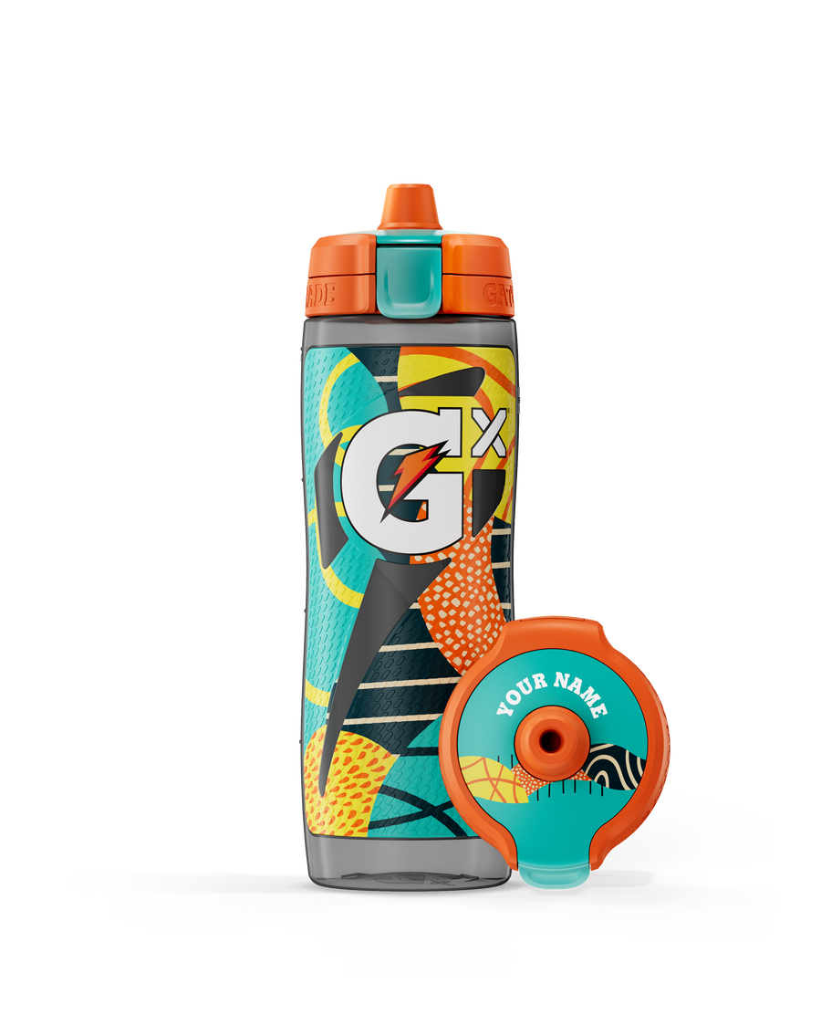 Gx Patterned Water Bottle - Shadow Q7